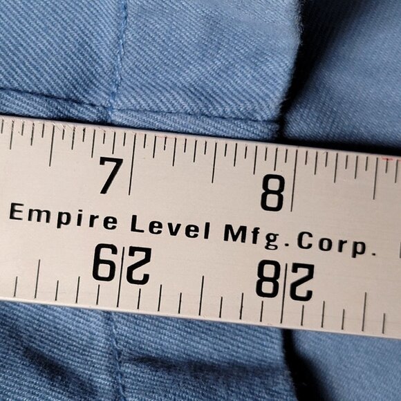 Peter Millar Pilot Twill Shorts Mens Size 33 Blue Chino Pima Cotton Stretch - Picture 9 of 15